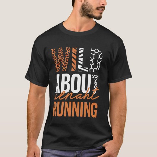 Dol op hardlopen t-shirt (Voorkant)