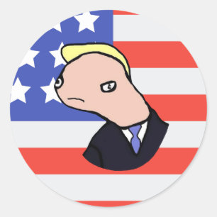 Doland Tremp Ultimate Meme (Verenigde Staten) Ronde Sticker