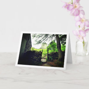 Dolbadarn Kasteel Landschap, Noord-Wales Kaart