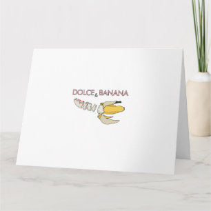 Dolce en banaan kaart