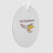 Dolce en banaan ornament (voorkant)