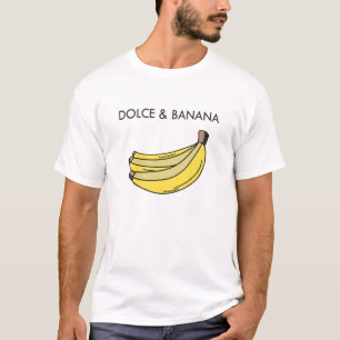 Dolce en Banana Funny Mode Bananas Vegan Veggi T-shirt