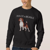 Dolce en Beagle Leuk Grafisch ontwerp Trui (Voorkant)