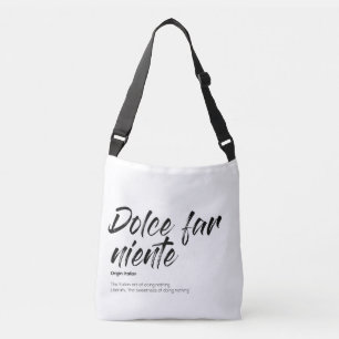Dolce far niente - Canvas tas
