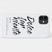 Dolce far niente - Hoesje van de Telefoon (Wit) (Achterkant (horizontaal))