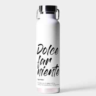 Dolce far niente - Phonehoes (Wit) Waterfles