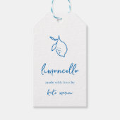 Dolce Vita Étiquettes Limoncello manuscrites (Devant)