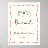 Dolce Vita Fête des mariées italienne Affiche de b (Devant)