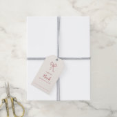 Dolce Vita Handgeschreven Display Shower Cadeaulabel (Met Touw)
