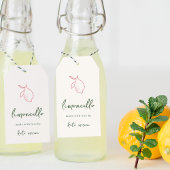 Dolce Vita Handgeschreven Limoncello Labels Cadeaulabel