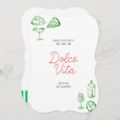 Dolce Vita Kaart (Voorkant / Achterkant)