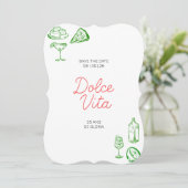 Dolce Vita Kaart (Staand voorkant)