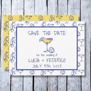 Dolce Vita Limoncello drink bruiloft Save the Date