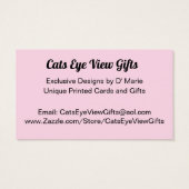 Dolce's Wagon - Carte de visite - Conception de ch (Dos)