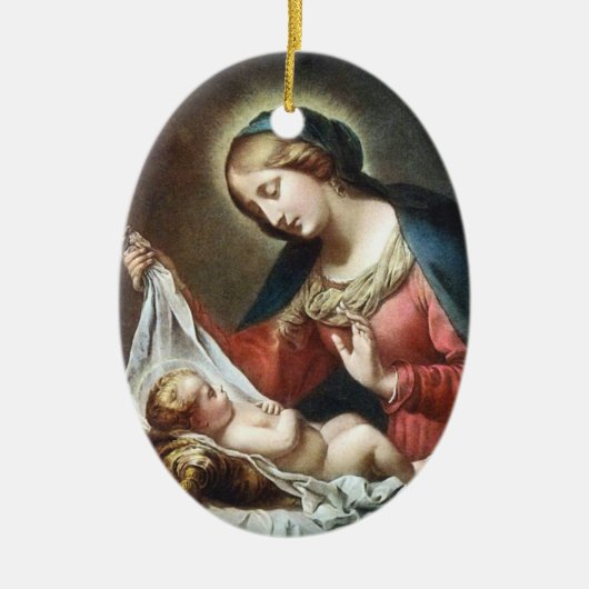 Dolci Madonna, Italië Keramisch Ornament (Voorkant)