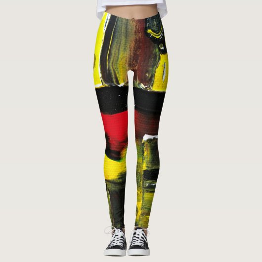 Dolezal Art Leggings: Abstract 1 Leggings (Voorkant)