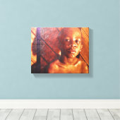 Dolezal Art : "Reconnaissance" sur toile (Insitu (Plancher de Bois))