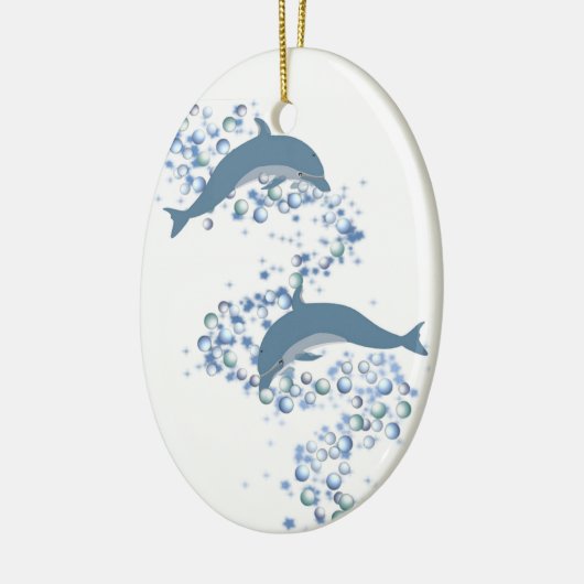 Dolfensornament Keramisch Ornament (Links)