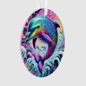 Dolfijn Acryl Ornament (voorkant)