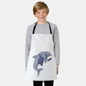 Dolfijn als hairdresser met Comb Schort (Gedragen)