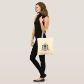 Dolfijn als Nerd met bril Tote Bag (Voorkant (model))