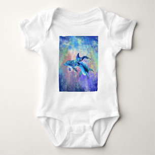 Dolfijn Baby Bodysuit