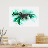 Dolfijn Baby Poster (Keuken)
