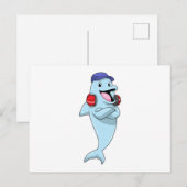 Dolfijn bij Luister naar Muziek Briefkaart (Voorkant / Achterkant)