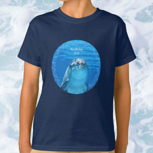Dolfijn Blauwe Oceaan Verjaardagsfeestje Jongens o T-shirt