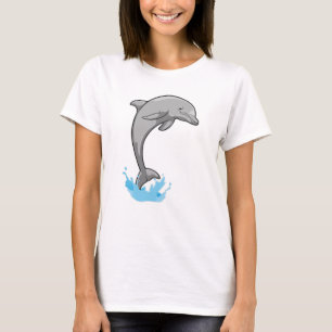 Dolfijn boven water t-shirt