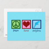 dolfijn briefkaart (Voorkant / Achterkant)
