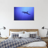 Dolfijn Canvas Afdruk (Insitu (Slaapkamer))