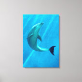 Dolfijn Canvas Afdruk (Voorkant)