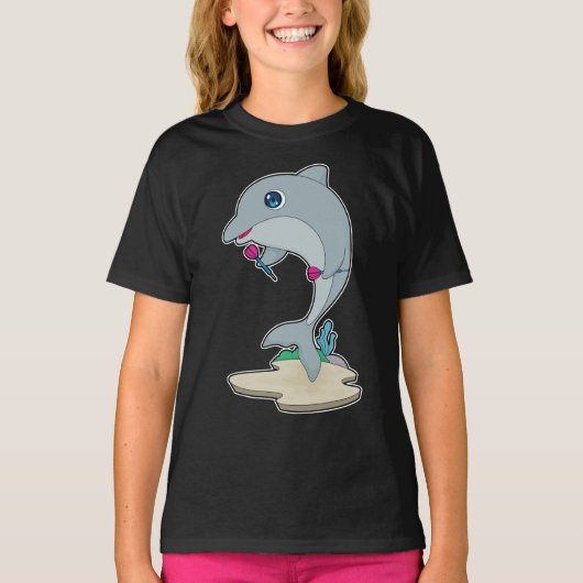 Dolfijn Darts Dart T-shirt (Voorkant)
