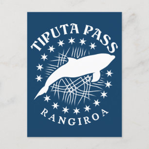Dolfijn duiken Rangiroa Lagoon - Tiputa Pass Briefkaart