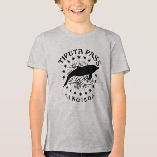 Dolfijn duiken Rangiroa Lagoon - Tiputa Pass Tri-Blend Shirt