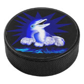 Dolfijn glimlachen hockey puck (3/4)