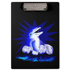 Dolfijn glimlachen klembord