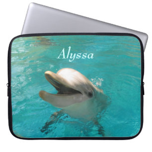Dolfijn glimlachen laptop sleeve