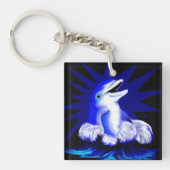 Dolfijn glimlachen sleutelhanger (Voorkant)