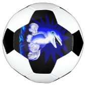 Dolfijn glimlachen voetbal (Gedraaid)