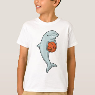 Dolfijn in Basketball Sports T-shirt