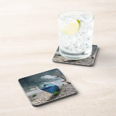 Dolfijn in een fles bier onderzetter (Rechterzijde)