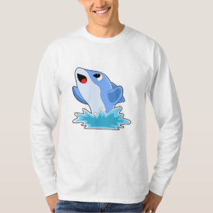 Dolfijn in water t-shirt
