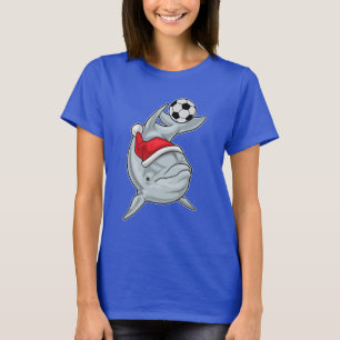 Dolfijn Kerstvoetbal T-shirt