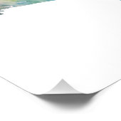 Dolfijn Kleurrijke Waterverf Foto Afdruk (Hoek)