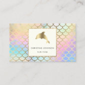 dolfijn logo visitekaartje (Voorkant)