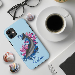 Dolfijn Lotus Bloemen Kersenbloesem iPhone 11 Hoesje
