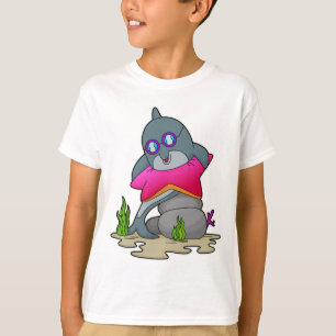 Dolfijn met bril t-shirt