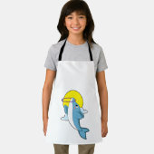 Dolfijn met fitnessbanden schort (Insitu)